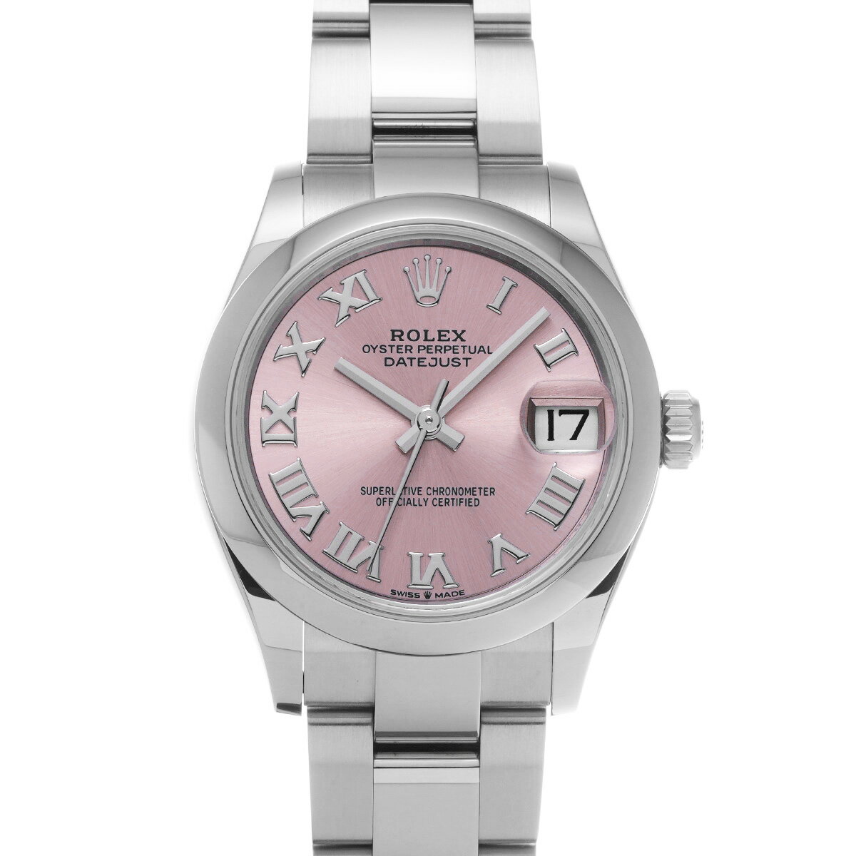 ロレックス ROLEX デイトジャスト 31 278240 ランダムシリアル ピンク ユニセックス 腕時計 ロレックス 時計 高級腕時計 ブランド 【ローン48回払い無金利】【中古】