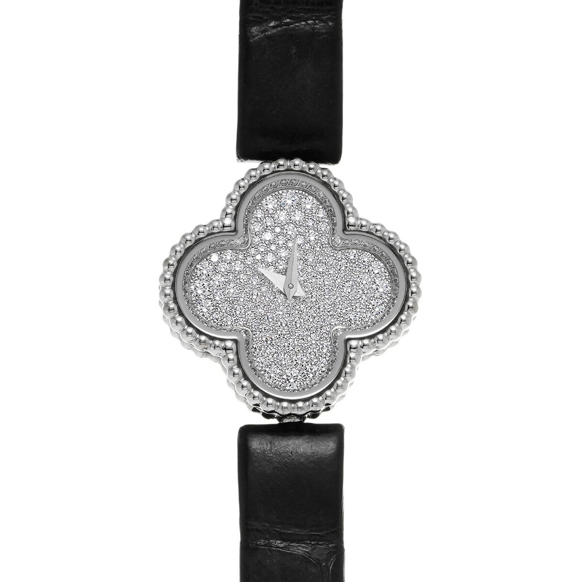 ヴァン クリーフ&アーペル Van Cleef & Arpels スウィート アルハンブラ VCARO8WV00 シルバー/ダイヤモンド レディース 腕時計 ヴァン クリーフ&アーペル 時計 高級腕時計 ブランド 【ローン36回払い無金利】【中古】のサムネイル