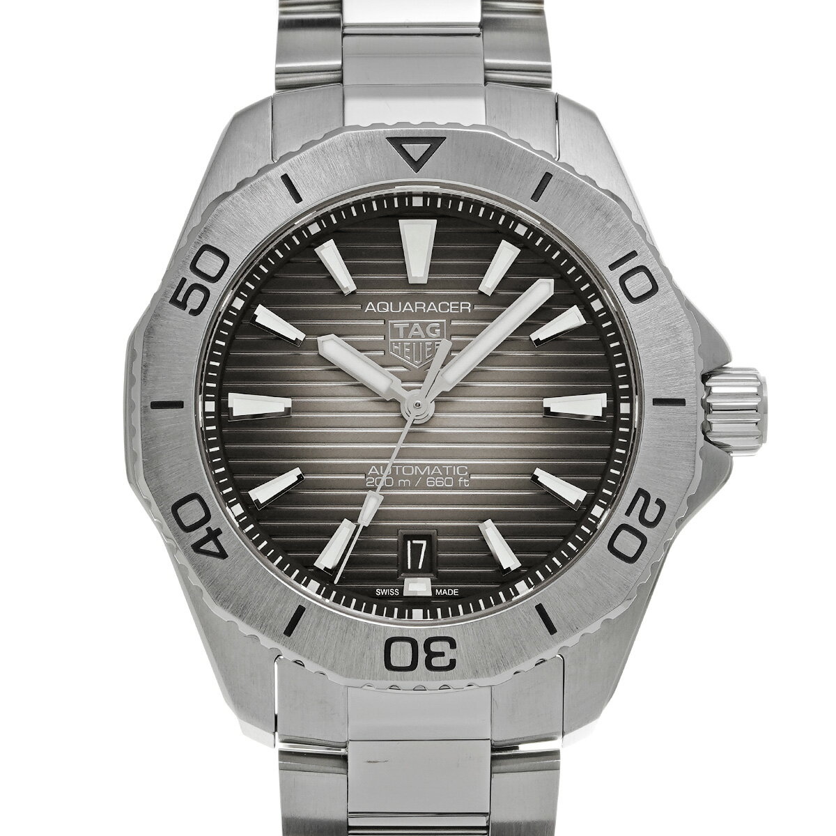 タグ ホイヤー TAG HEUER アクアレーサー プロフェッショナル 200 キャリバー5 WBP2110.BA0627 ブラック メンズ 腕時計 タグ ホイヤー 時計 高級腕時計 ブランド 【ローン48回払い無金利】【中古】