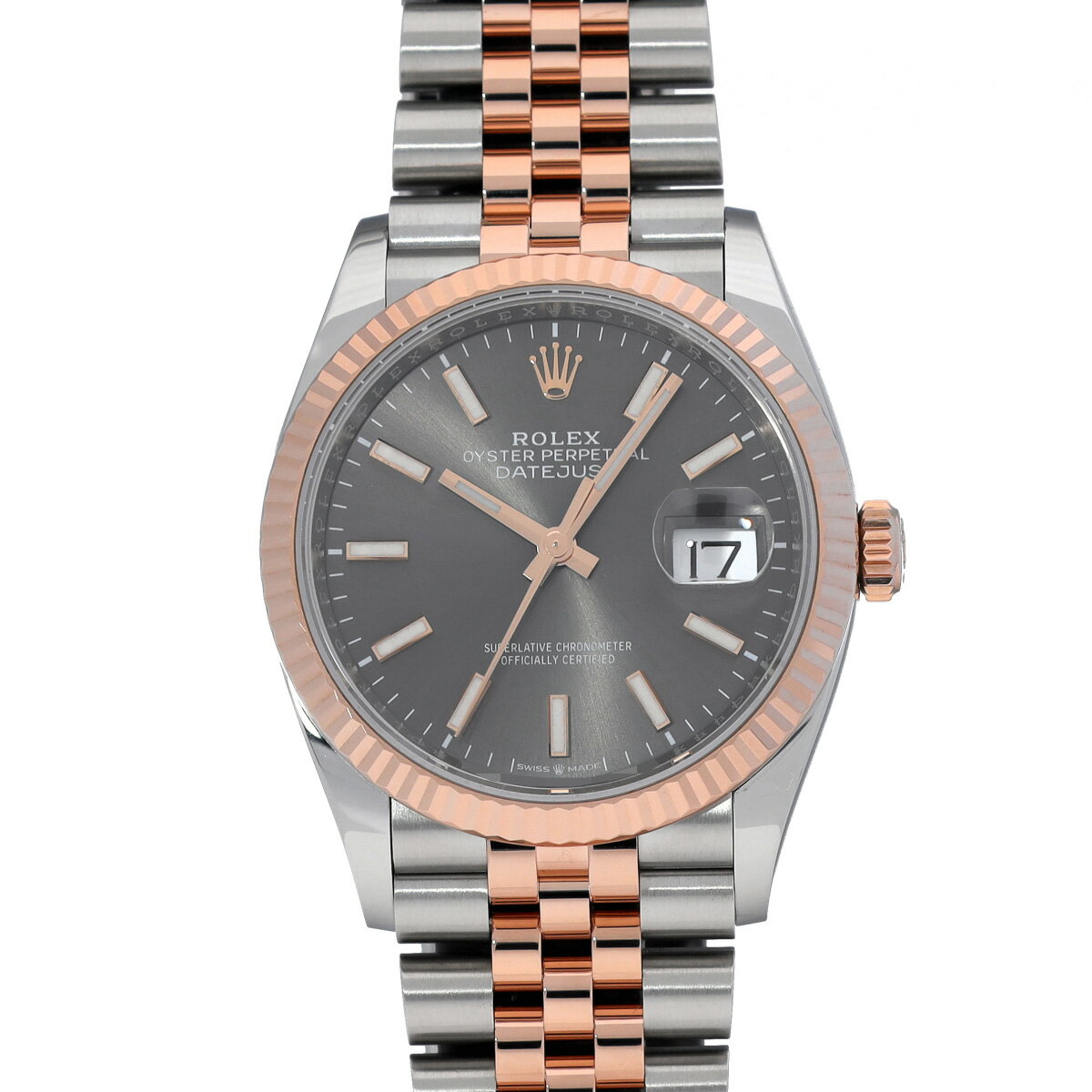 ロレックス ROLEX デイトジャスト 36 126231 ランダムシリアル スレートグレー メンズ 腕時計 ロレックス 時計 高級腕時計 ブランド 【ローン48回払い無金利】【中古】