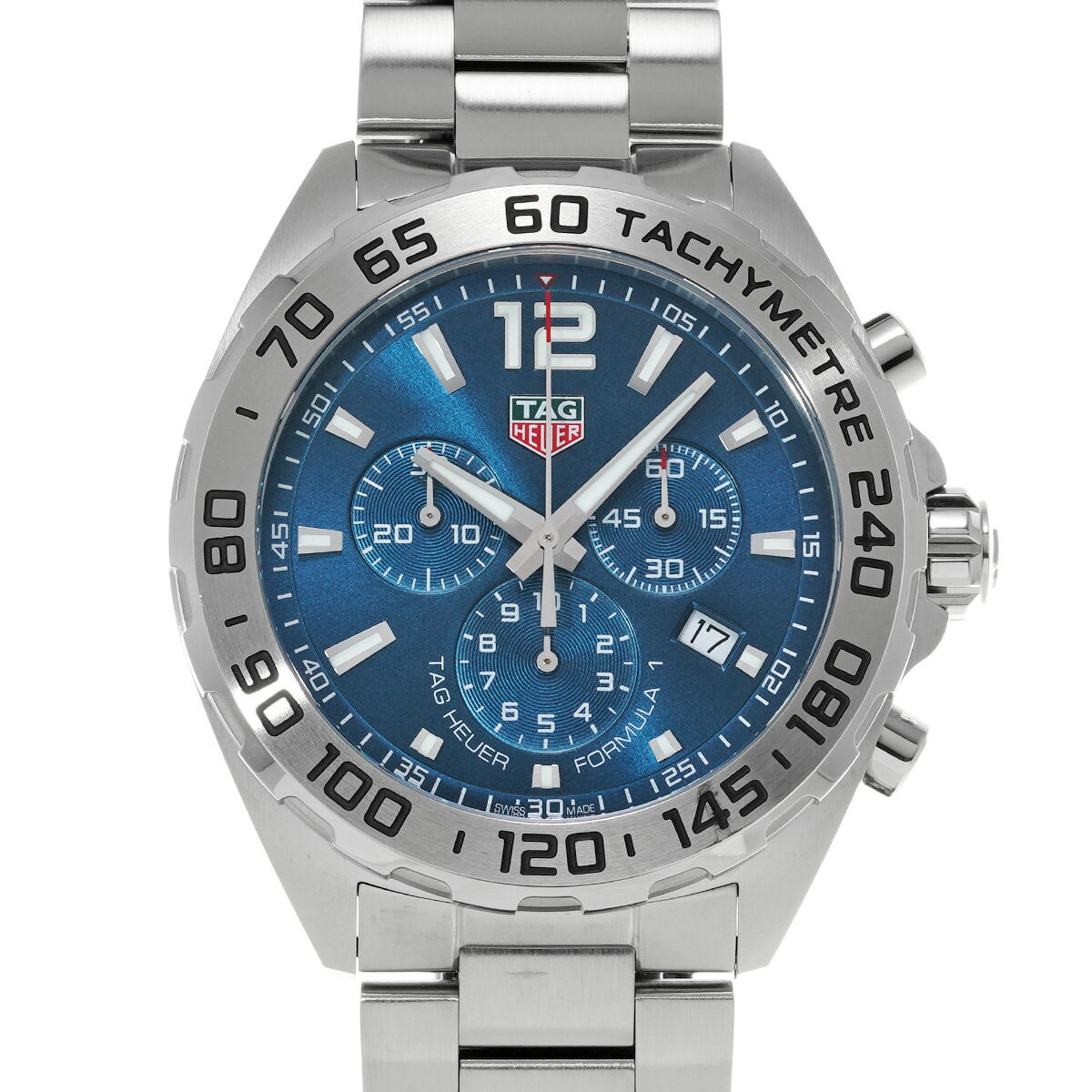タグ ホイヤー TAG HEUER フォーミュラ1 クォーツ クロノグラフ CAZ101K.BA0842 ブルー メンズ 腕時計 タグ ホイヤー 時計 高級腕時計 ブランド 【ローン48回払い無金利】【中古】