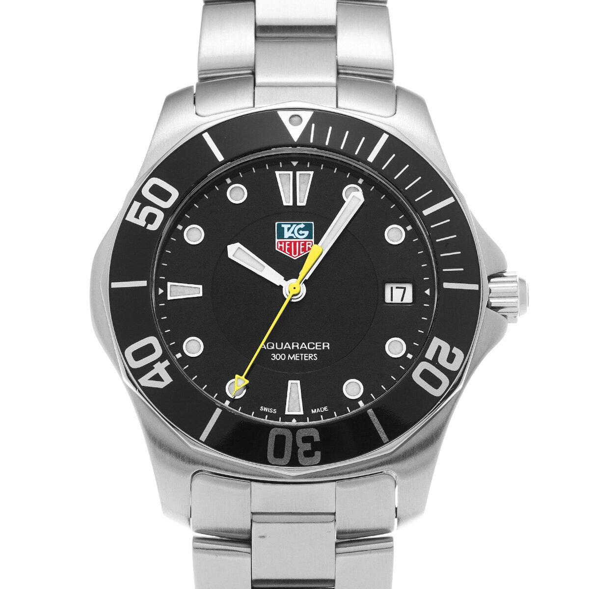 タグ ホイヤー TAG HEUER アクアレーサー クォーツ WAB1110.BA0800 ブラック メンズ 腕時計 タグ ホイヤー 時計 高級腕時計 ブランド 【ローン48回払い無金利】【中古】