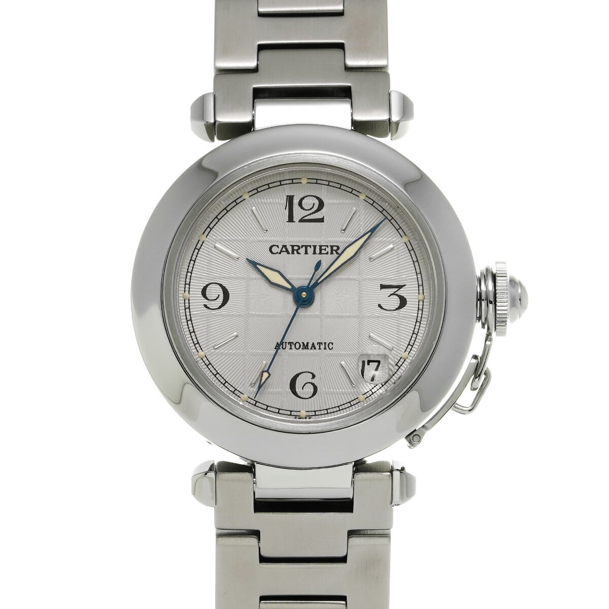 カルティエ CARTIER パシャC W31023M7 シルバー ユニセックス 腕時計 カルティエ 時計 高級腕時計 ブランド 【ローン48回払い無金利】【中古】