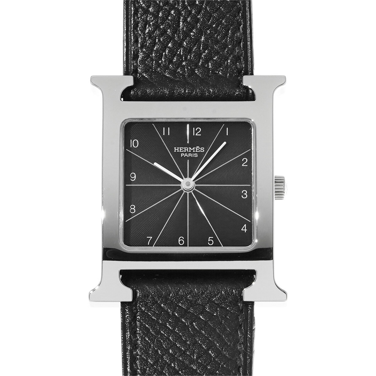 エルメス HERMES Hウォッチ HH1.510 ブラック ユニセックス 腕時計 エルメス 時計 高級腕時計 ブランド 【ローン48回払い無金利】【中古】