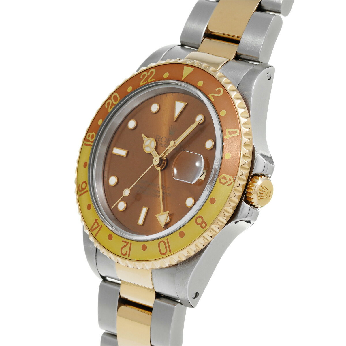 【〜11/27 最大3万円クーポン】ロレックス ROLEX GMTマスターII 16713 S番(1993年頃製造) ブラウン メンズ 腕時計 ロレックス 時計 高級腕時計 ブランド 【ローン48回払い無金利】【中古】