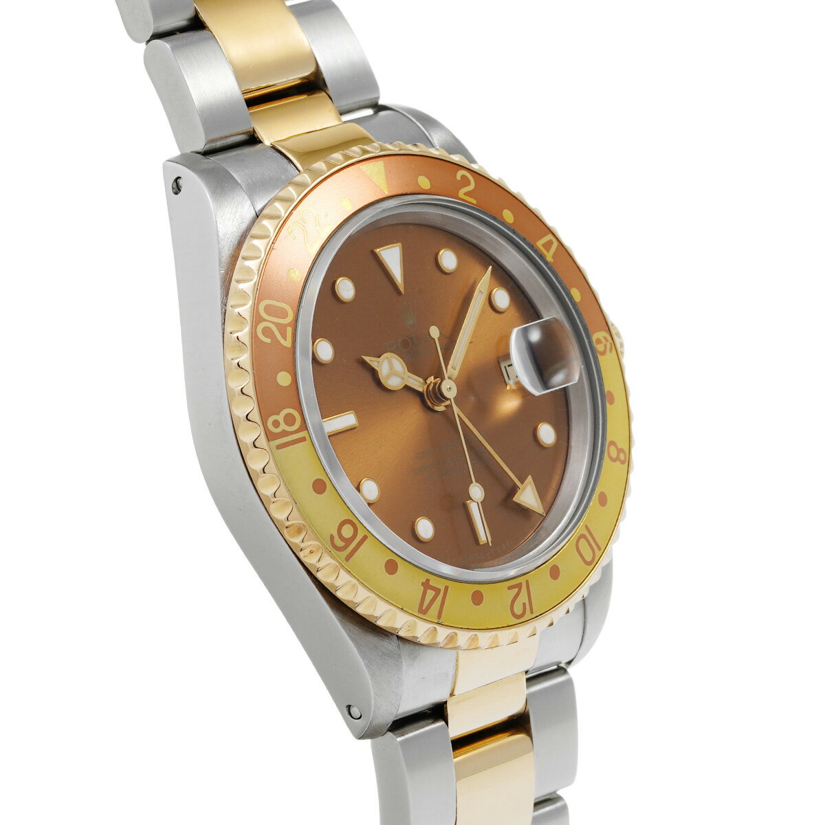 【〜11/27 最大3万円クーポン】ロレックス ROLEX GMTマスターII 16713 S番(1993年頃製造) ブラウン メンズ 腕時計 ロレックス 時計 高級腕時計 ブランド 【ローン48回払い無金利】【中古】