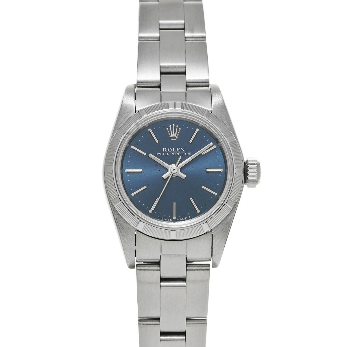 ロレックス ROLEX オイスターパーペチュアル 67230 U番(1997年頃製造) ブルー レディース 腕時計 ロレックス 時計 高級腕時計 ブランド 【ローン48回払い無金利】【中古】