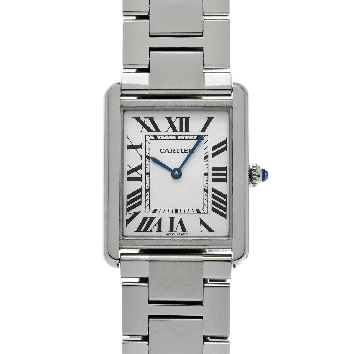 カルティエ CARTIER タンク ソロ LM W5200014 シルバー ユニセックス 腕時計 カルティエ 時計 高級腕時計 ブランド 【ローン48回払い無金利】【中古】