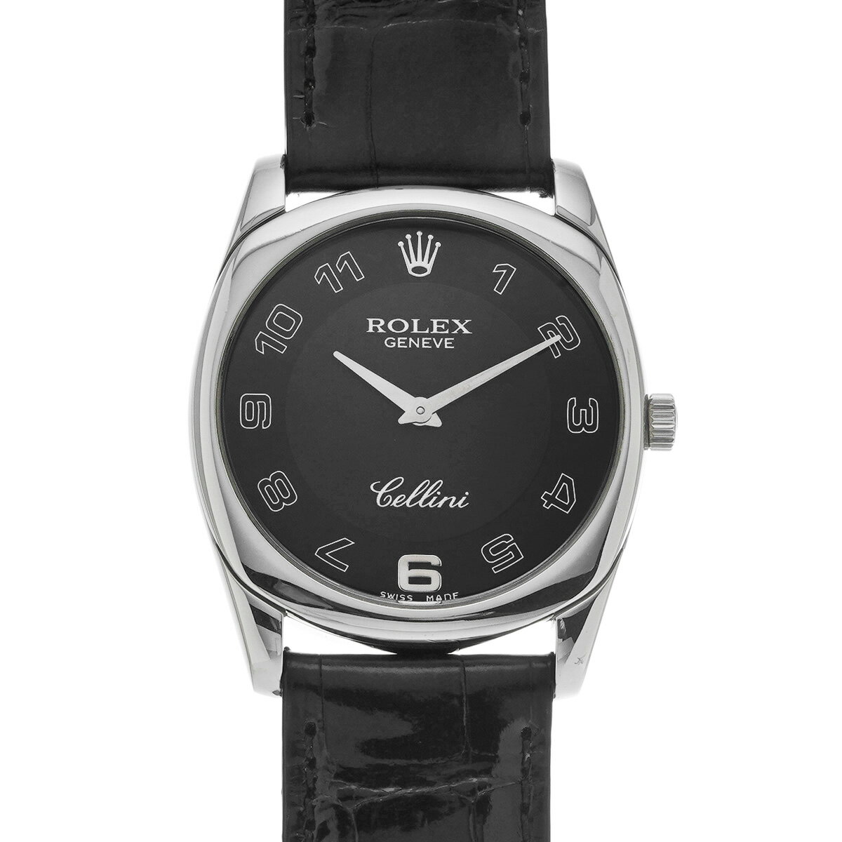 ロレックス ROLEX チェリーニ ダナオス 4233/9 ランダムシリアル ブラック メンズ 腕時計 ロレックス 時計 高級腕時計 ブランド 【ローン48回払い無金利】【中古】