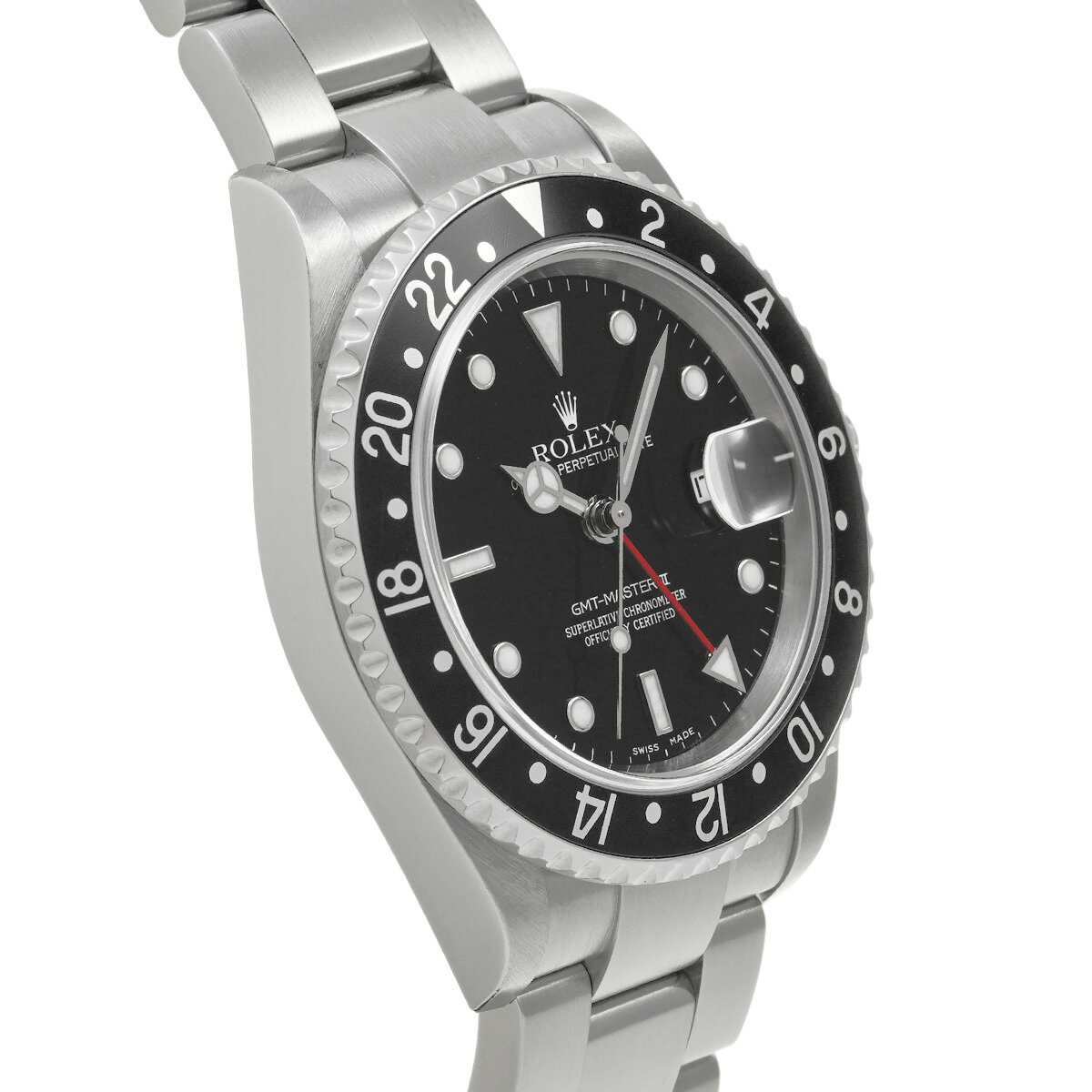 【〜11/27 最大3万円クーポン】ロレックス ROLEX GMTマスターII 16710 F番(2004年頃製造) ブラック メンズ 腕時計 ロレックス 時計 高級腕時計 ブランド 【ローン48回払い無金利】【中古】