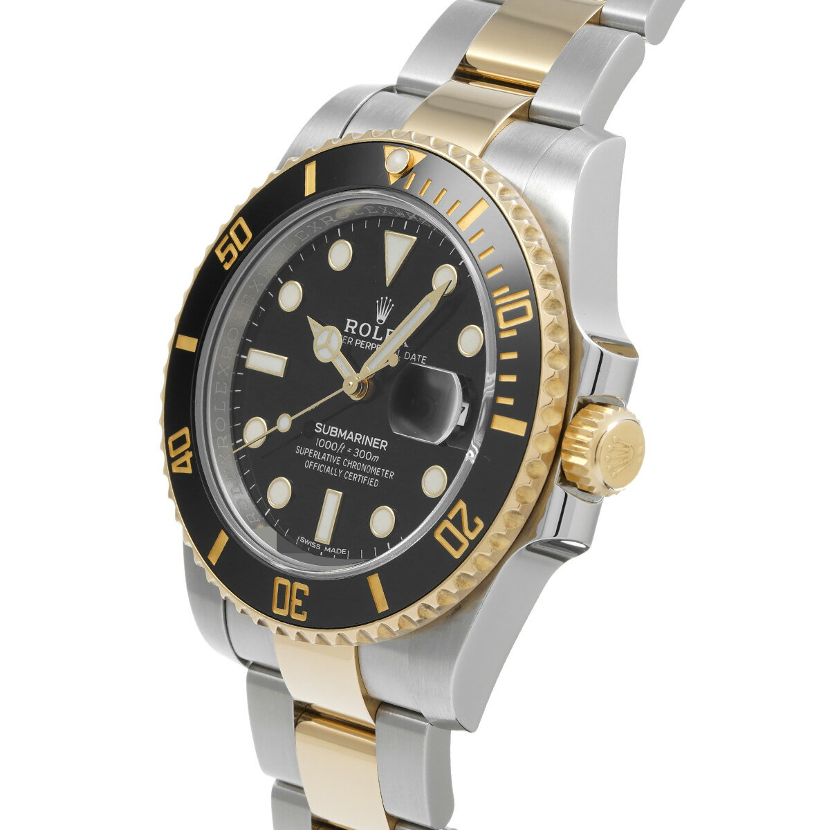 【〜11/27 最大3万円クーポン】ロレックス ROLEX サブマリーナ デイト 116613LN ランダムシリアル ブラック メンズ 腕時計 ロレックス 時計 高級腕時計 ブランド 【ローン48回払い無金利】【中古】