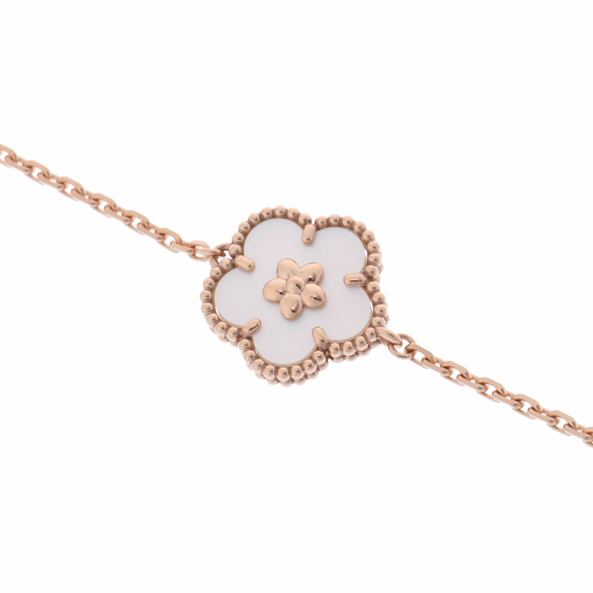 ヴァン クリーフ&アーペル Van Cleef & Arpels ラッキースプリング プラムブロッサム ブレスレット VCA..