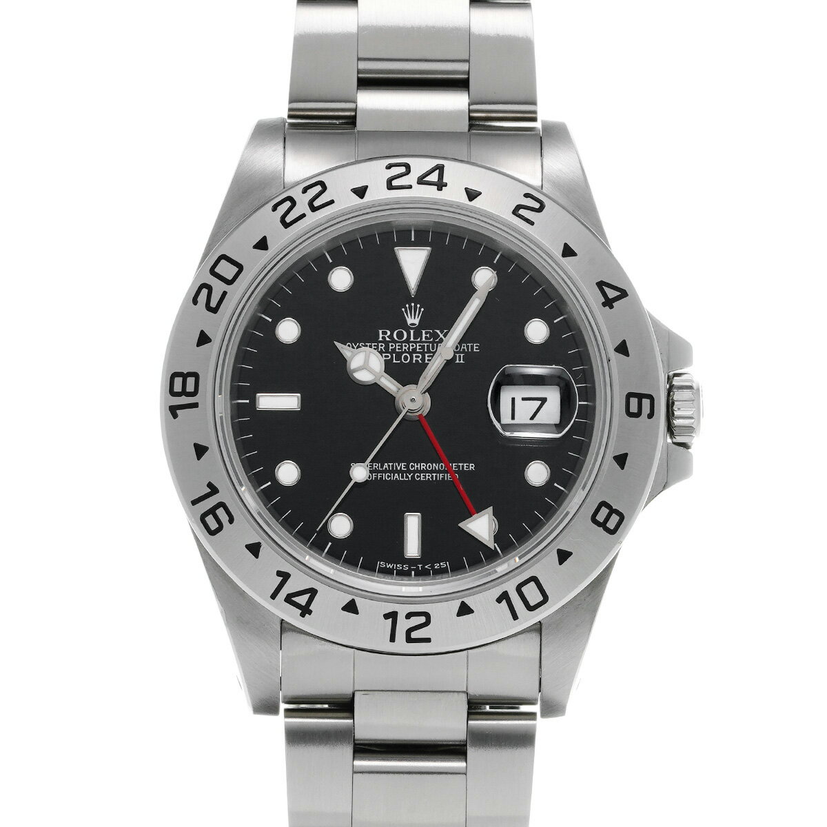 ロレックス ROLEX エクスプローラーII 16570 S番(1994年頃製造) ブラック メンズ 腕時計 ロレックス 時計 高級腕時計 ブランド 【ローン48回払い無金利】【中古】
