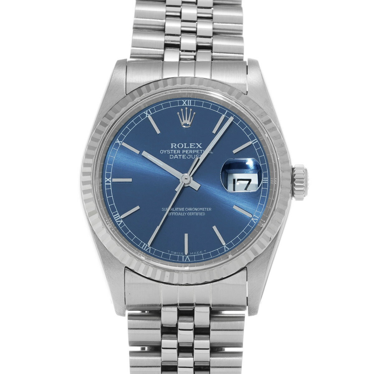 ロレックス ROLEX デイトジャスト 16234 X番(1993年頃製造) ブルー メンズ 腕時計 ロレックス 時計 高級腕時計 ブランド 【ローン48回払い無金利】【中古】