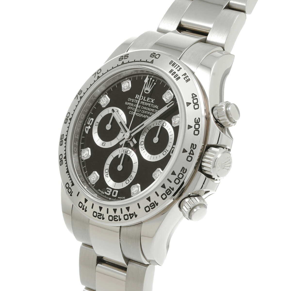 【〜11/27 最大3万円クーポン】ロレックス ROLEX コスモグラフ デイトナ 116509G ランダムシリアル ブラック/ダイヤモンド メンズ 腕時計 ロレックス 時計 高級腕時計 ブランド 【ローン48回払い無金利】【中古】