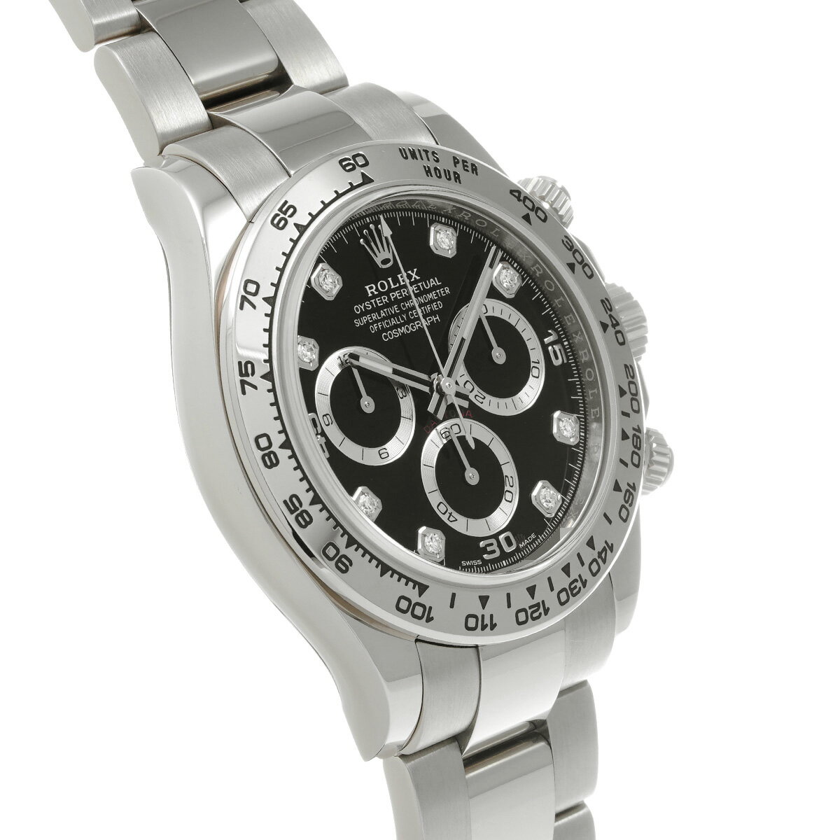 【〜11/27 最大3万円クーポン】ロレックス ROLEX コスモグラフ デイトナ 116509G ランダムシリアル ブラック/ダイヤモンド メンズ 腕時計 ロレックス 時計 高級腕時計 ブランド 【ローン48回払い無金利】【中古】