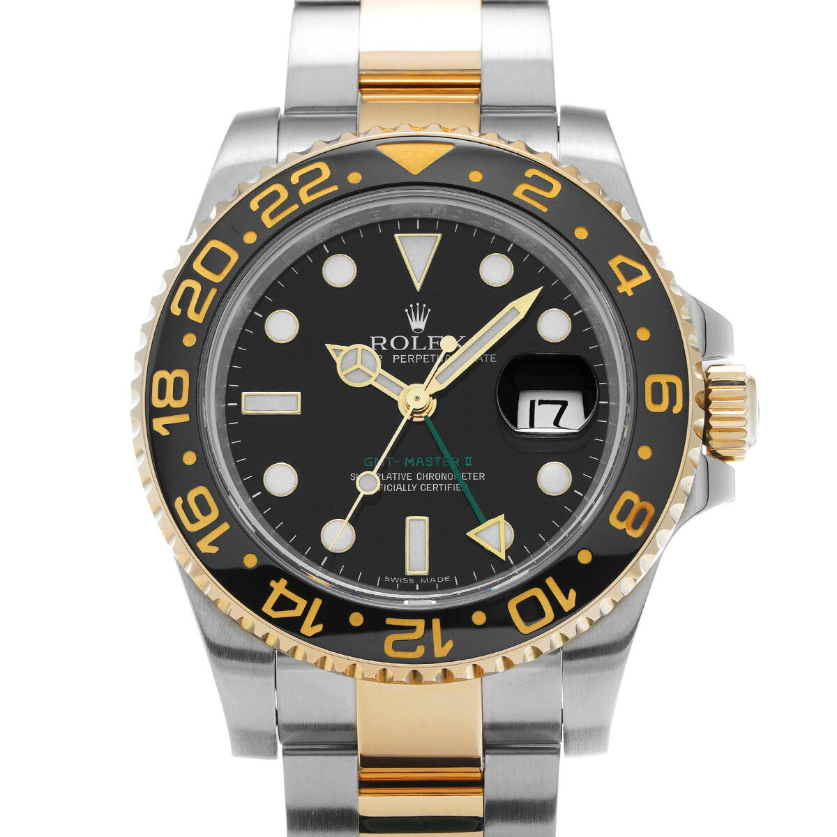 【〜11/27 最大3万円クーポン】ロレックス ROLEX GMTマスターII 116713LN V番(2009...