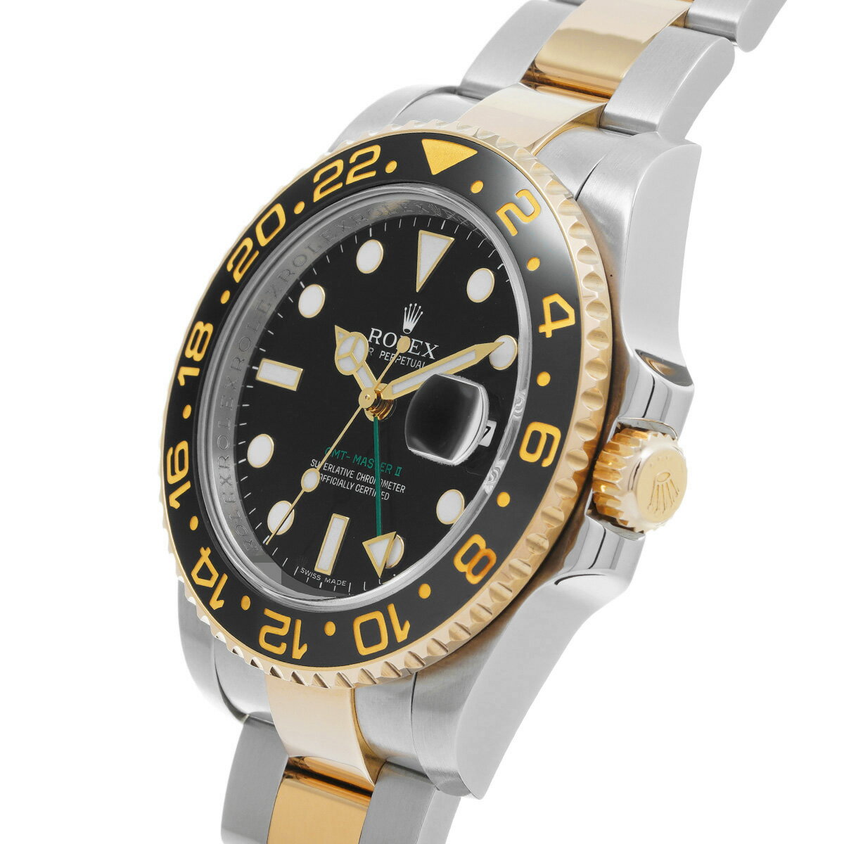 【〜11/27 最大3万円クーポン】ロレックス ROLEX GMTマスターII 116713LN V番(2009年頃製造) ブラック メンズ 腕時計 ロレックス 時計 高級腕時計 ブランド 【ローン48回払い無金利】【中古】