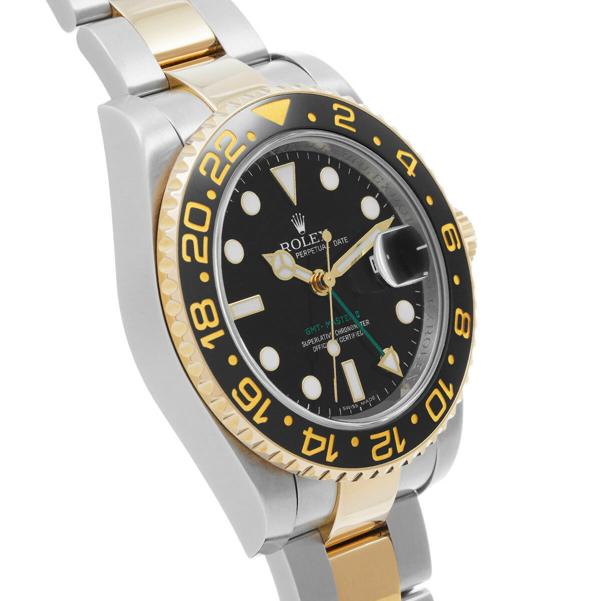 【〜11/27 最大3万円クーポン】ロレックス ROLEX GMTマスターII 116713LN V番(2009年頃製造) ブラック メンズ 腕時計 ロレックス 時計 高級腕時計 ブランド 【ローン48回払い無金利】【中古】