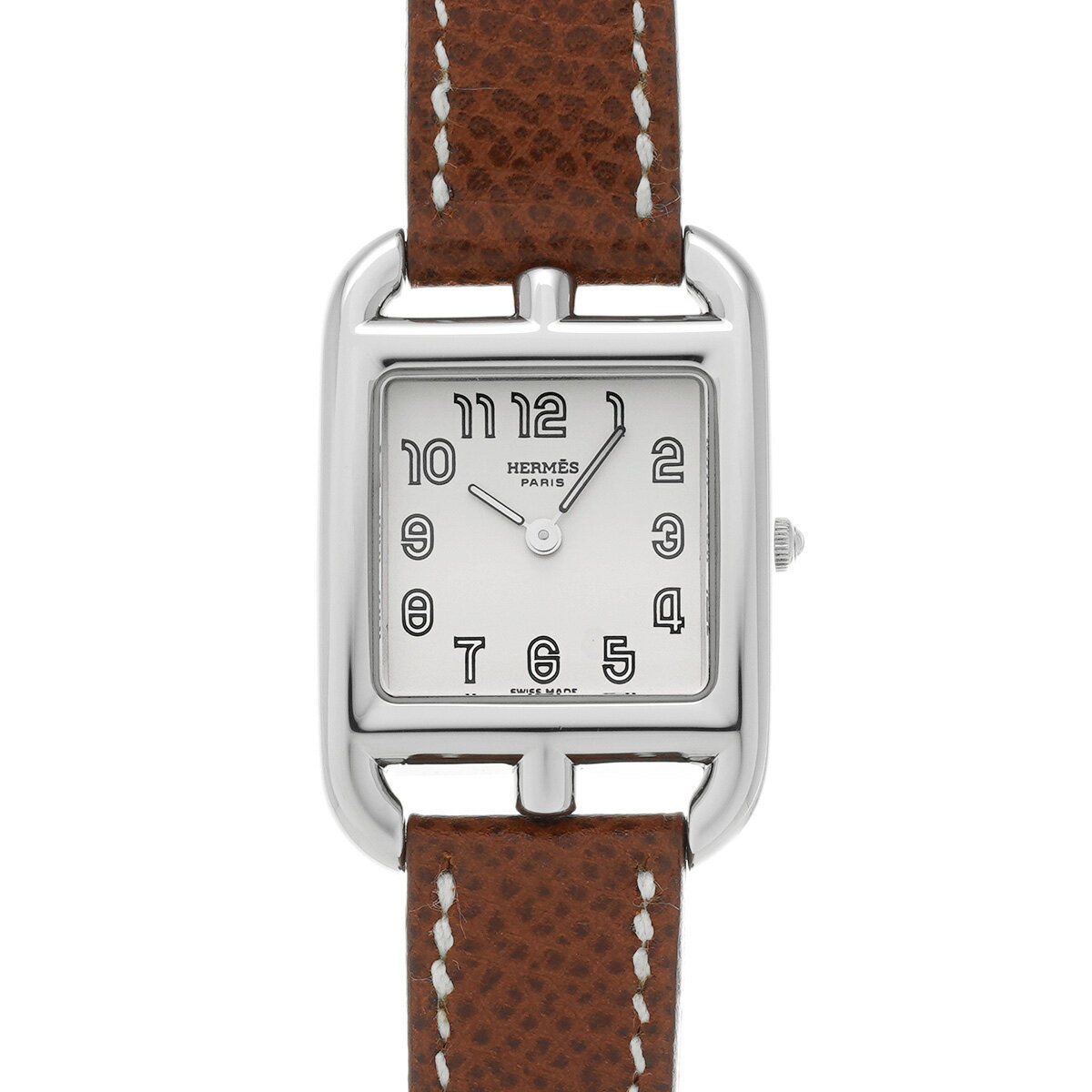 エルメス HERMES ケープコッド ドゥブルトゥール CC1.210 シルバー レディース 腕時計 エルメス 時計 高級腕時計 ブランド 【ローン48回払い無金利】【中古】