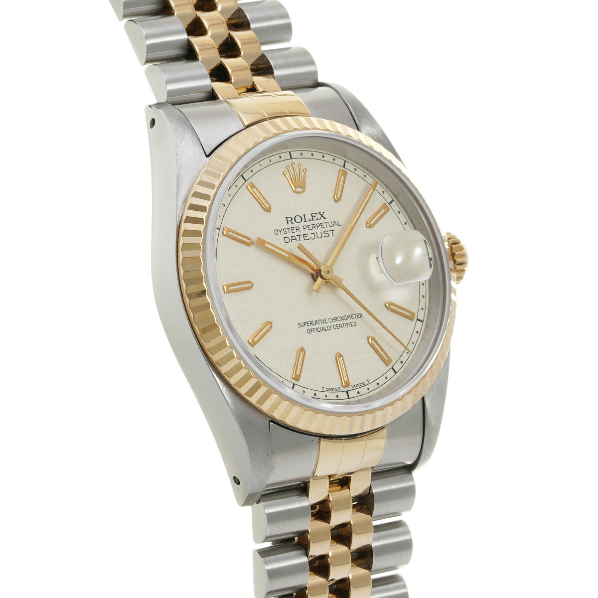 ロレックス ROLEX デイトジャスト 16233 X番(1993年頃製造) アイボリーコンピュータ メンズ 腕時計 ロレックス 時計 高級腕時計 ブランド 【ローン48回払い無金利】【中古】