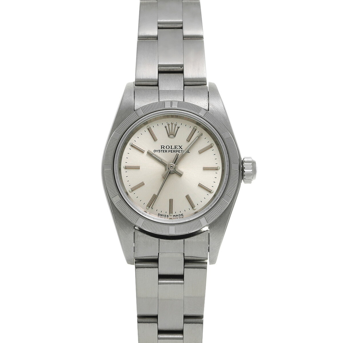 ロレックス ROLEX オイスターパーペチュアル 76030 Y番(2003年頃製造) シルバー レディース 腕時計 ロレックス 時計 高級腕時計 ブランド 【ローン48回払い無金利】【中古】