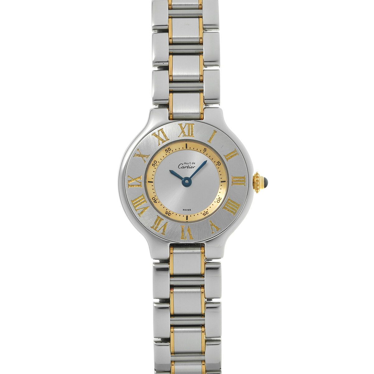 カルティエ CARTIER マスト 21 ヴァンティアン W10073R6 シルバー レディース 腕時計 カルティエ 時計 高級腕時計 ブランド 【ローン48回払い無金利】【中古】