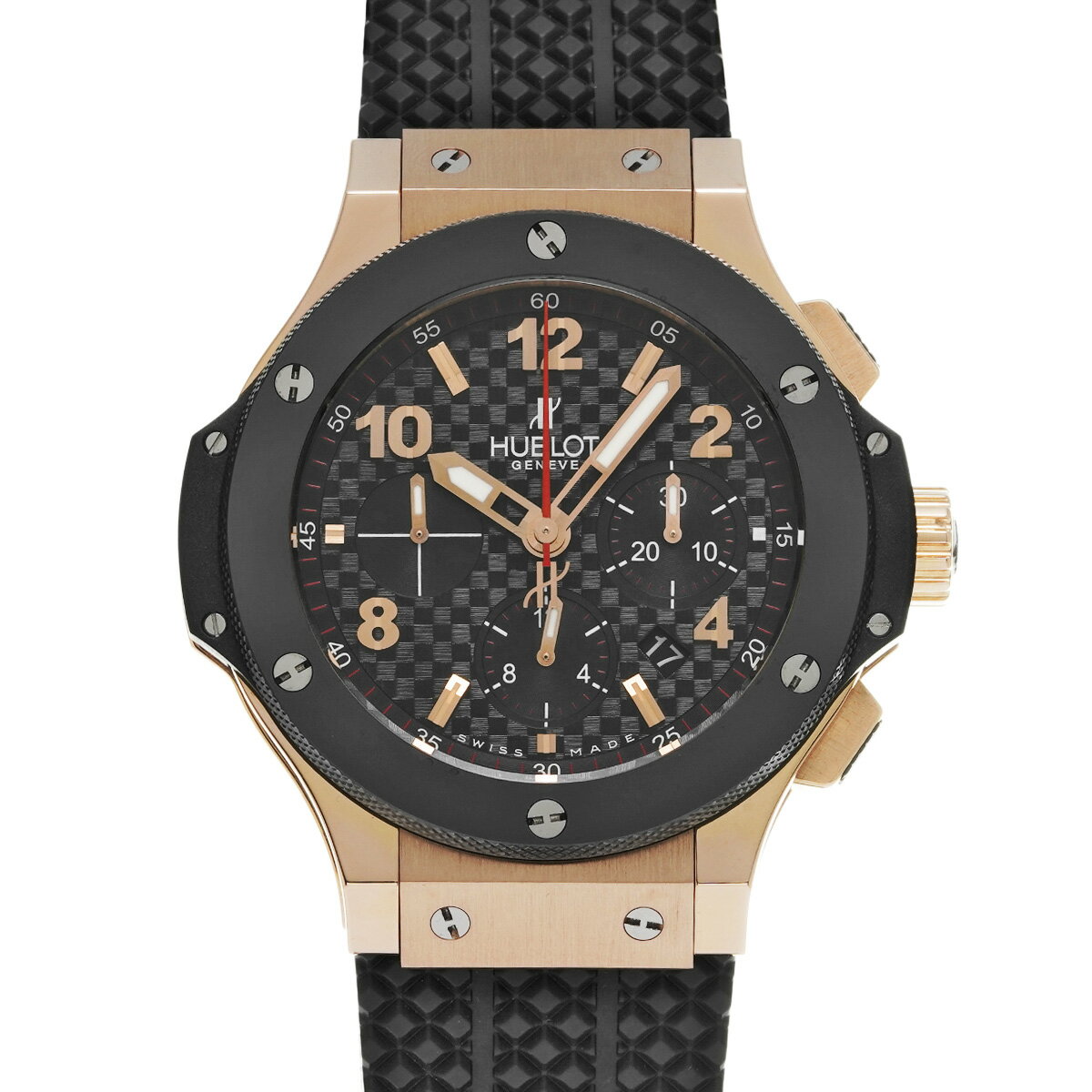 ウブロ HUBLOT ビッグバン ゴールド セラミック 301.PB.131.RX ブラックカーボン メンズ 腕時計 ウブロ 時計 高級腕時計 ブランド 【ローン48回払い無金利】【中古】