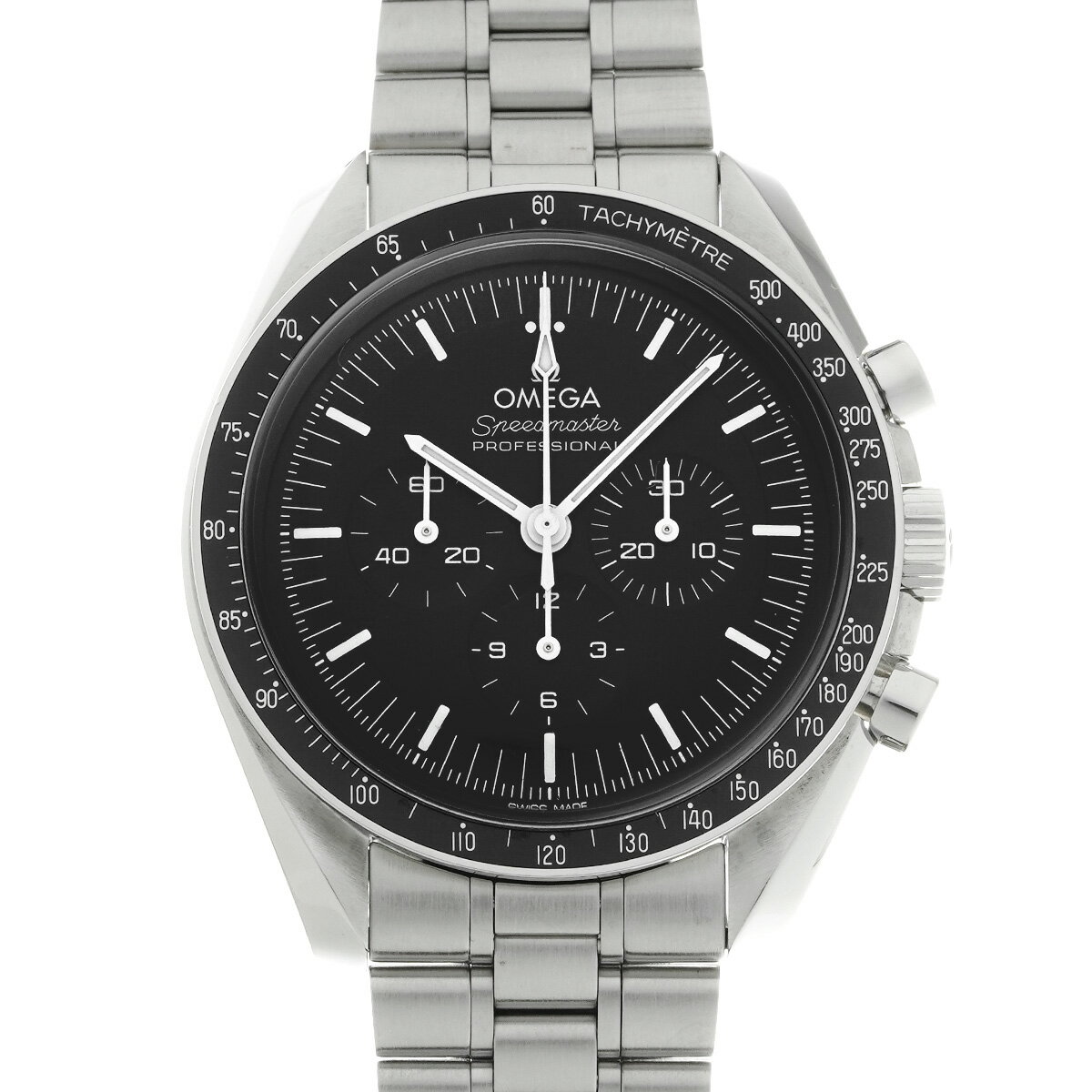 オメガ OMEGA スピードマスター ムーンウォッチ プロフェッショナル コーアクシャル マスタークロノメーター ドミノピザ 310.30.42.50.01.001 ブラック メンズ 腕時計 オメガ 時計 高級腕時計 ブランド 【ローン48回払い無金利】【中古】