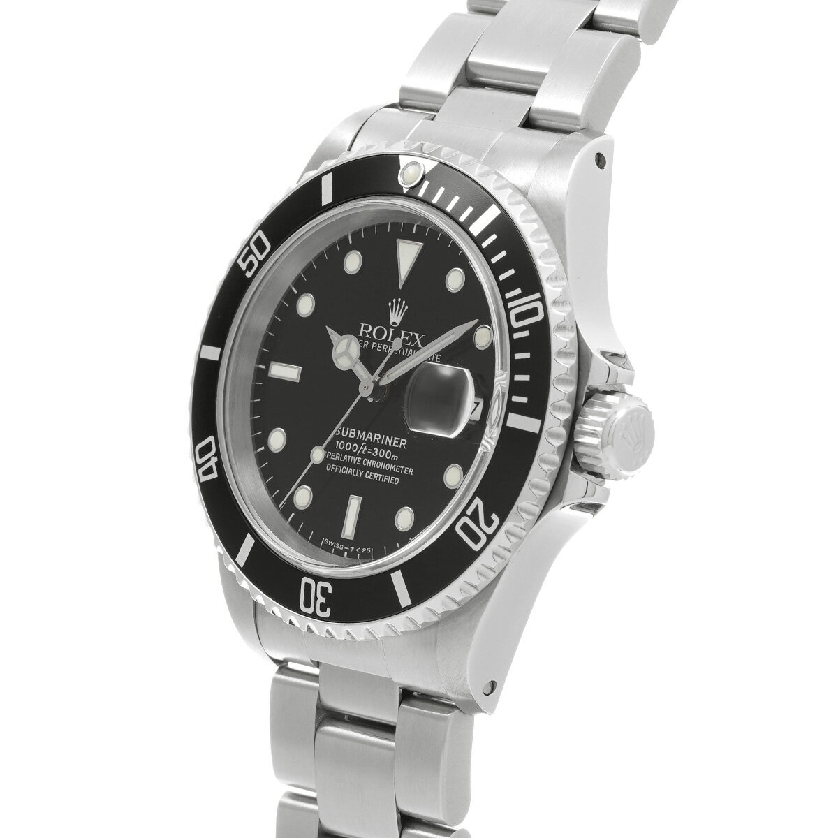 【〜11/27 最大3万円クーポン】ロレックス ROLEX サブマリーナ デイト 16610 U番(1997年頃製造) ブラック メンズ 腕時計 ロレックス 時計 高級腕時計 ブランド 【ローン48回払い無金利】【中古】