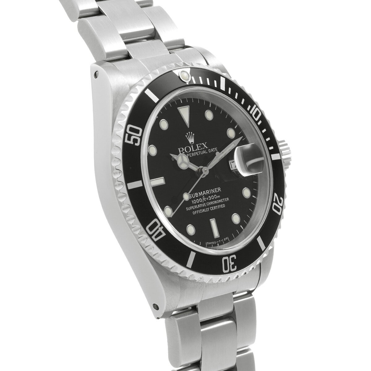 【〜11/27 最大3万円クーポン】ロレックス ROLEX サブマリーナ デイト 16610 U番(1997年頃製造) ブラック メンズ 腕時計 ロレックス 時計 高級腕時計 ブランド 【ローン48回払い無金利】【中古】