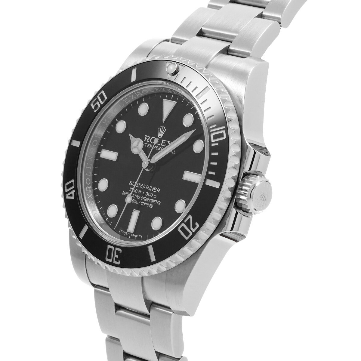 【〜11/27 最大3万円クーポン】ロレックス ROLEX サブマリーナ 114060 ランダムシリアル ブラック メンズ 腕時計 ロレックス 時計 高級腕時計 ブランド 【ローン48回払い無金利】【中古】