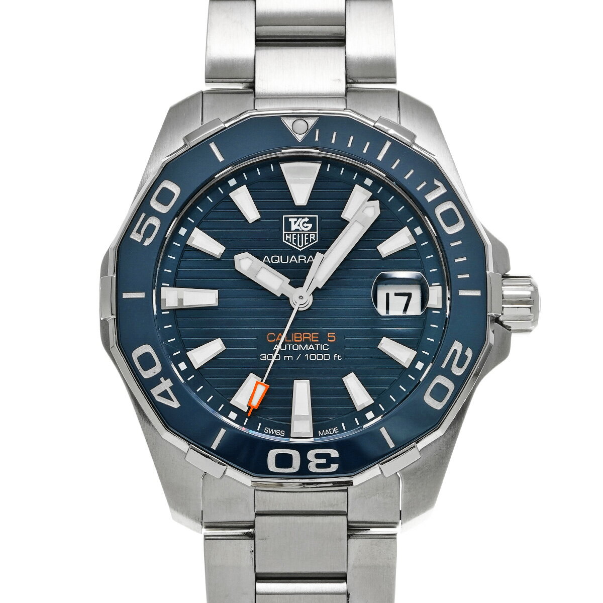 タグ ホイヤー TAG HEUER アクアレーサー キャリバー5 WAY211C.BA0928 ブルー メンズ 腕時計 タグ ホイヤー 時計 高級腕時計 ブランド 【ローン48回払い無金利】【中古】