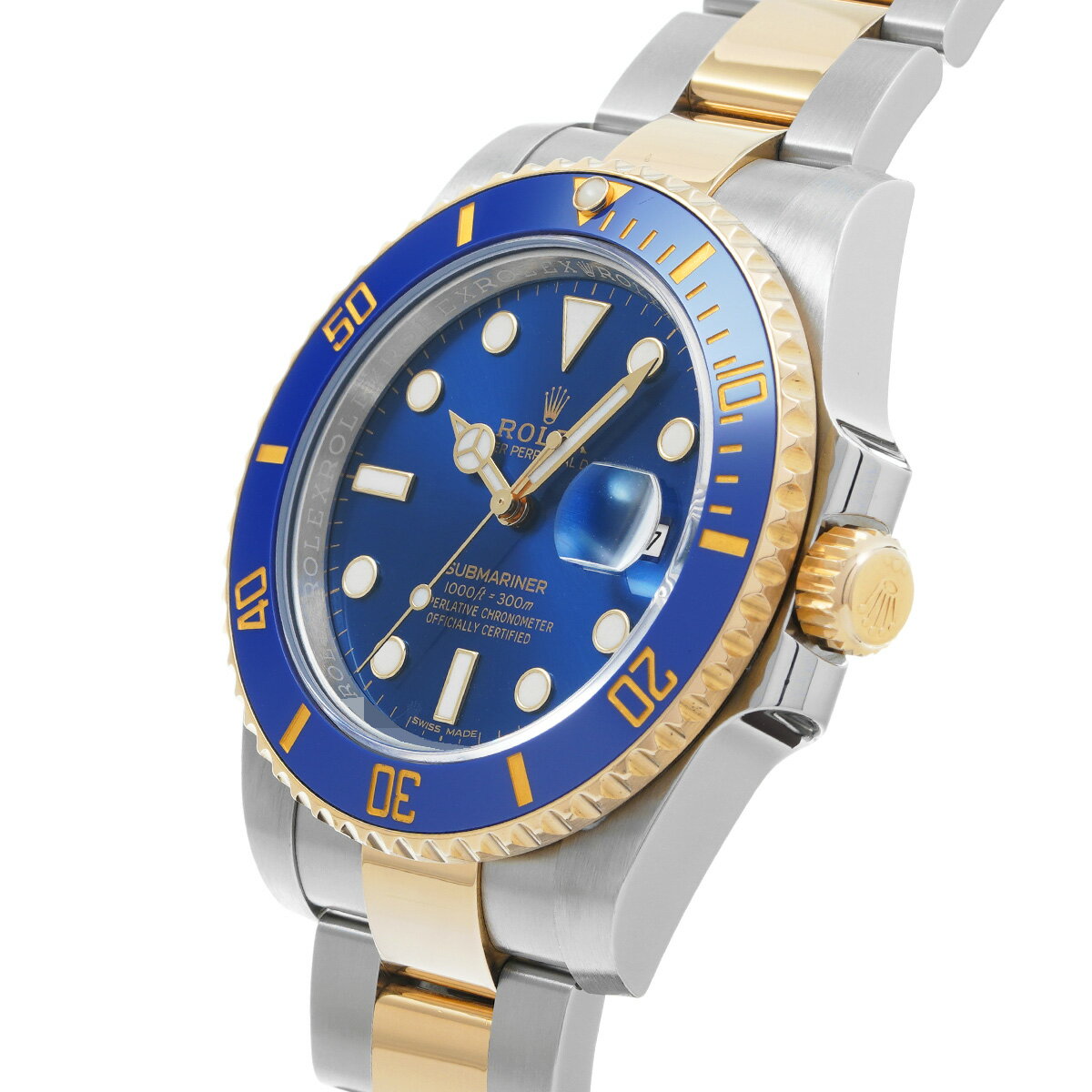 ロレックス ROLEX サブマリーナ デイト 116613LB ランダムシリアル ブルー メンズ 腕時計 ロレックス 時計 高級腕時計 ブランド 【ローン48回払い無金利】【中古】