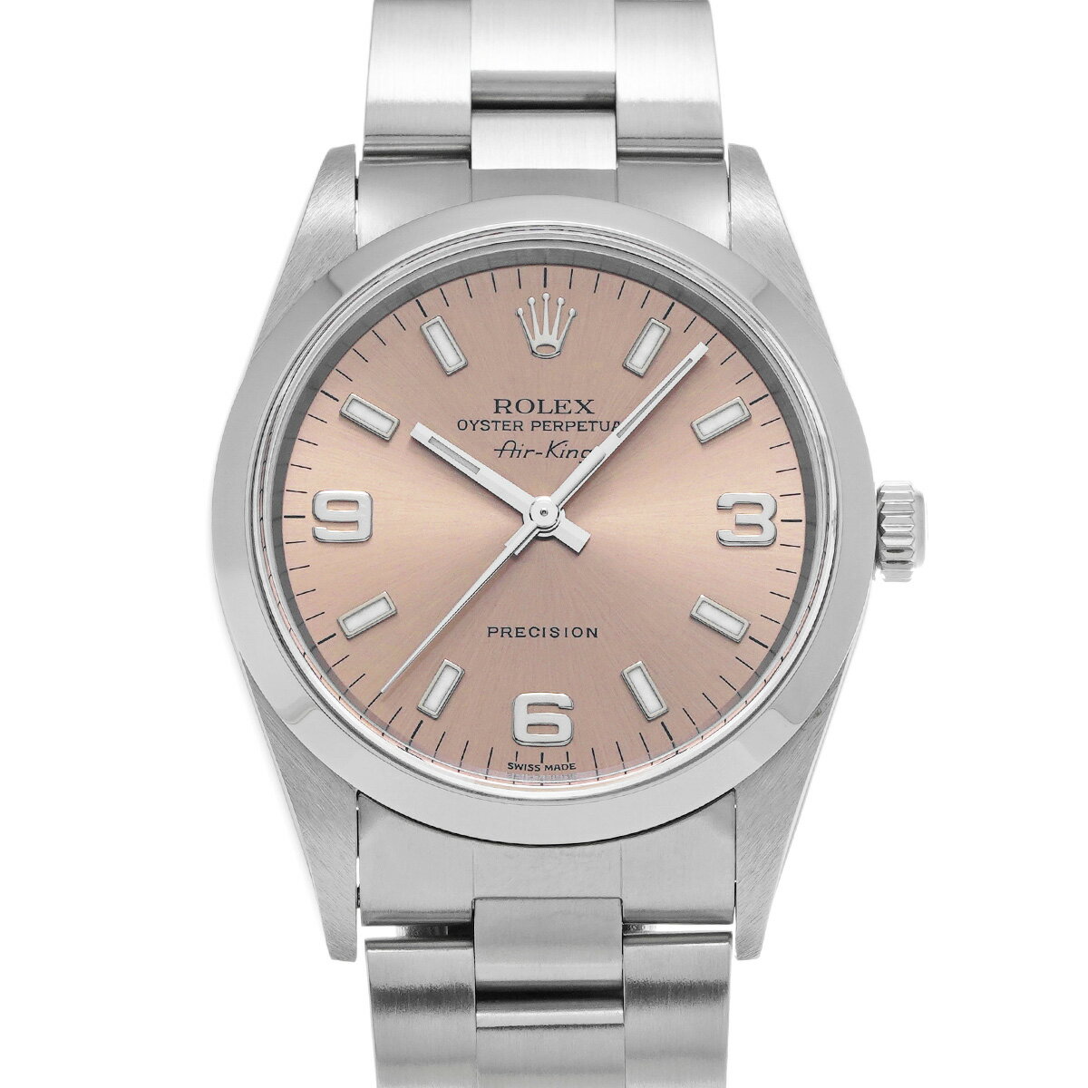 ロレックス ROLEX エアキング 14000 P番(2000年頃製造) ピンク メンズ 腕時計 ロレックス 時計 高級腕時計 ブランド 【ローン48回払い無金利】【中古】