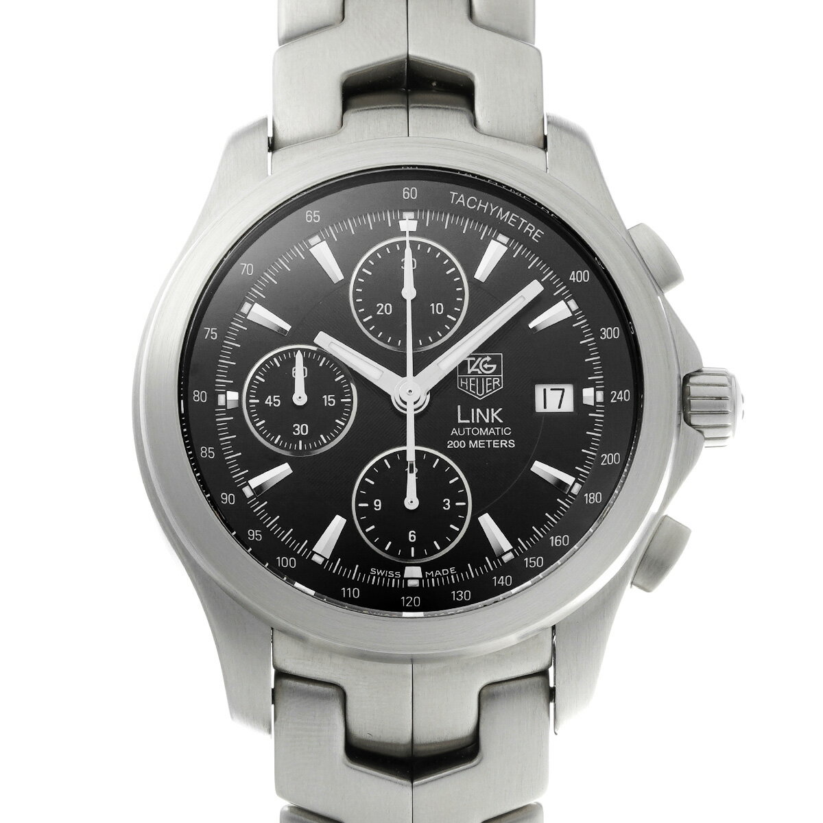 タグ ホイヤー TAG HEUER リンク クロノグラフ CJF2110.BA0576 ブラック メンズ 腕時計 タグ ホイヤー 時計 高級腕時計 ブランド 【ローン48回払い無金利】【中古】