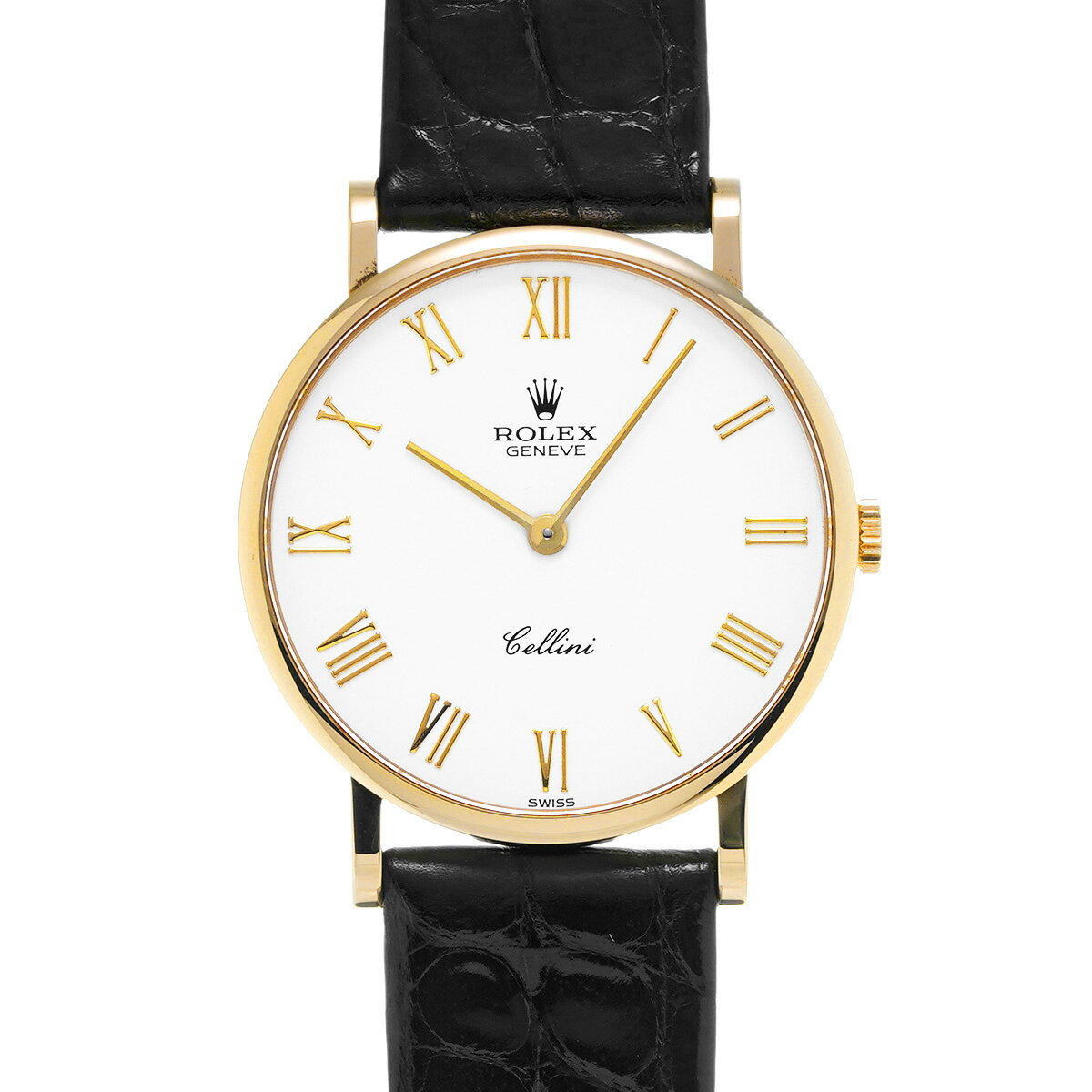 ロレックス ROLEX チェリーニ 5112/8 N番(1992年頃製造) ホワイト ユニセックス 腕時計 ロレックス 時計 高級腕時計 ブランド 【ローン48回払い無金利】【中古】