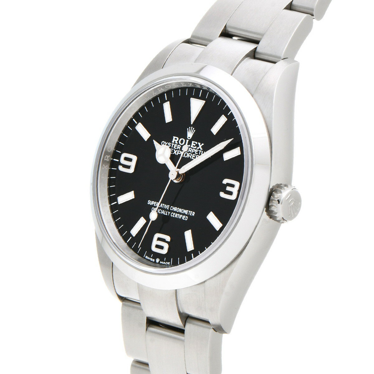【〜11/27 最大3万円クーポン】ロレックス ROLEX エクスプローラー 36 124270 ブラック メンズ 腕時計 ロレックス 時計 高級腕時計 ブランド 【ローン48回払い無金利】【中古】