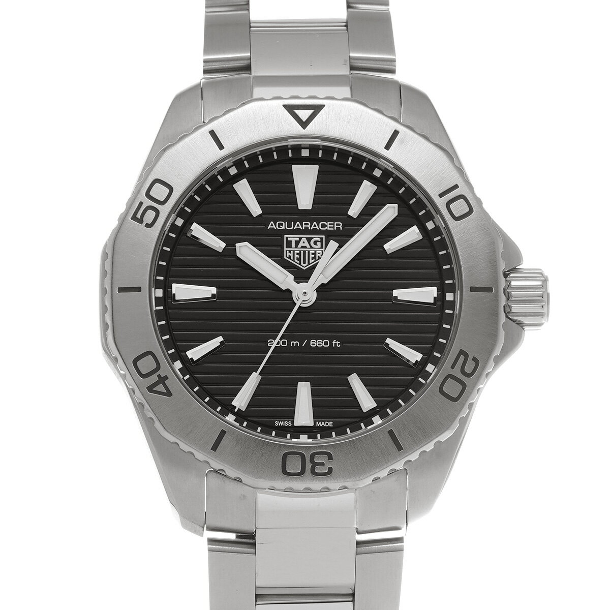 タグ ホイヤー TAG HEUER アクアレーサー プロフェッショナル200 WBP1110.BA0627 ブラック メンズ 腕時計 タグ ホイヤー 時計 高級腕時計 ブランド 【ローン48回払い無金利】【中古】