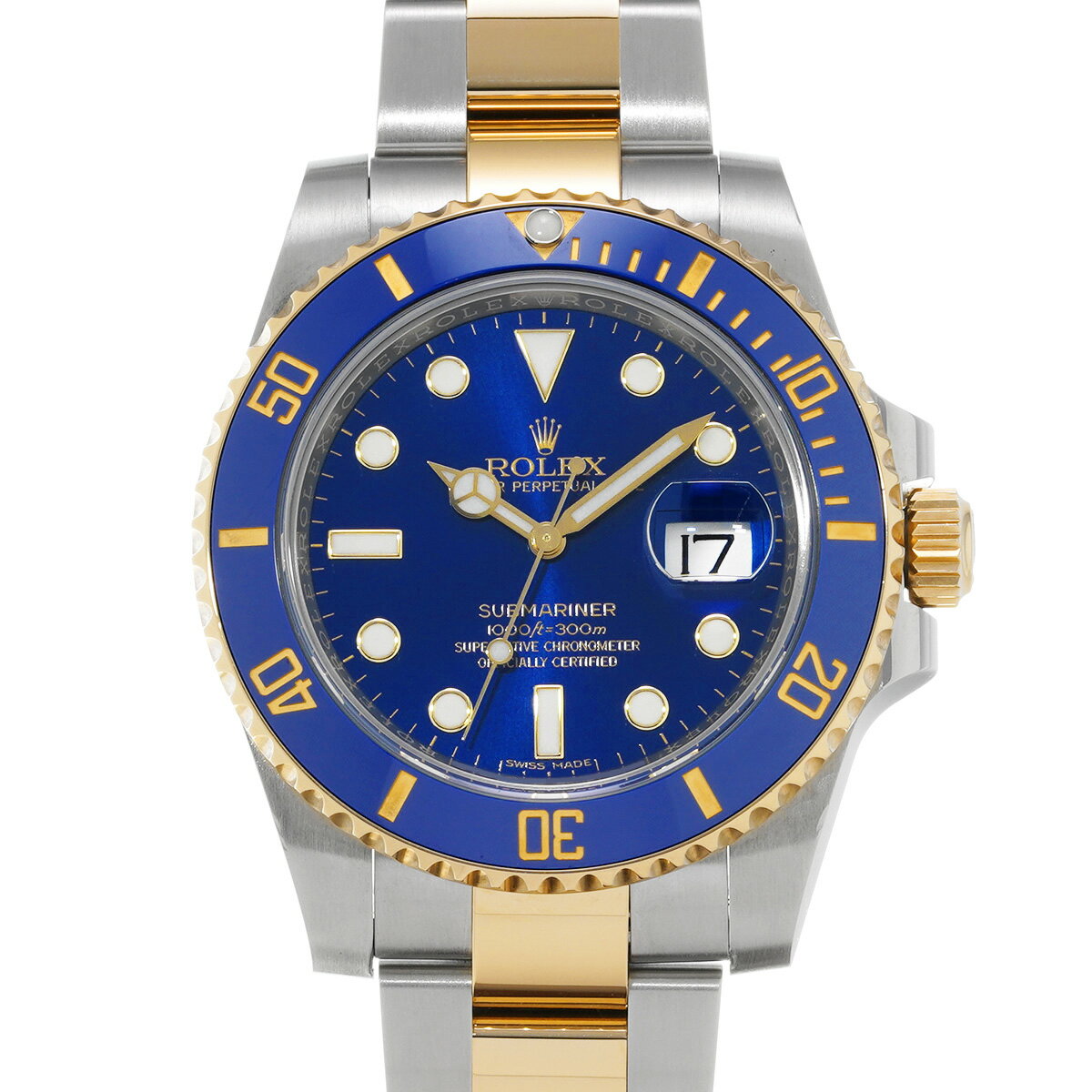 ロレックス ROLEX サブマリーナ デイト 116613LB ランダムシリアル ブルー メンズ ...
