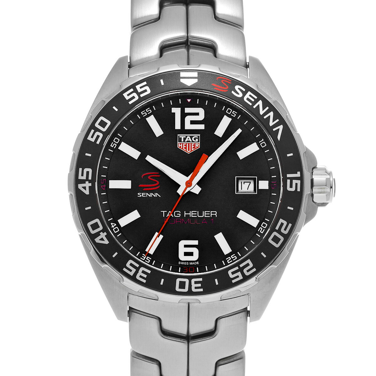 タグ ホイヤー TAG HEUER フォーミュラ1 クォーツ WAZ1012.BA0883 ブラック メンズ 腕時計 タグ ホイヤー 時計 高級腕時計 ブランド 【ローン48回払い無金利】【中古】