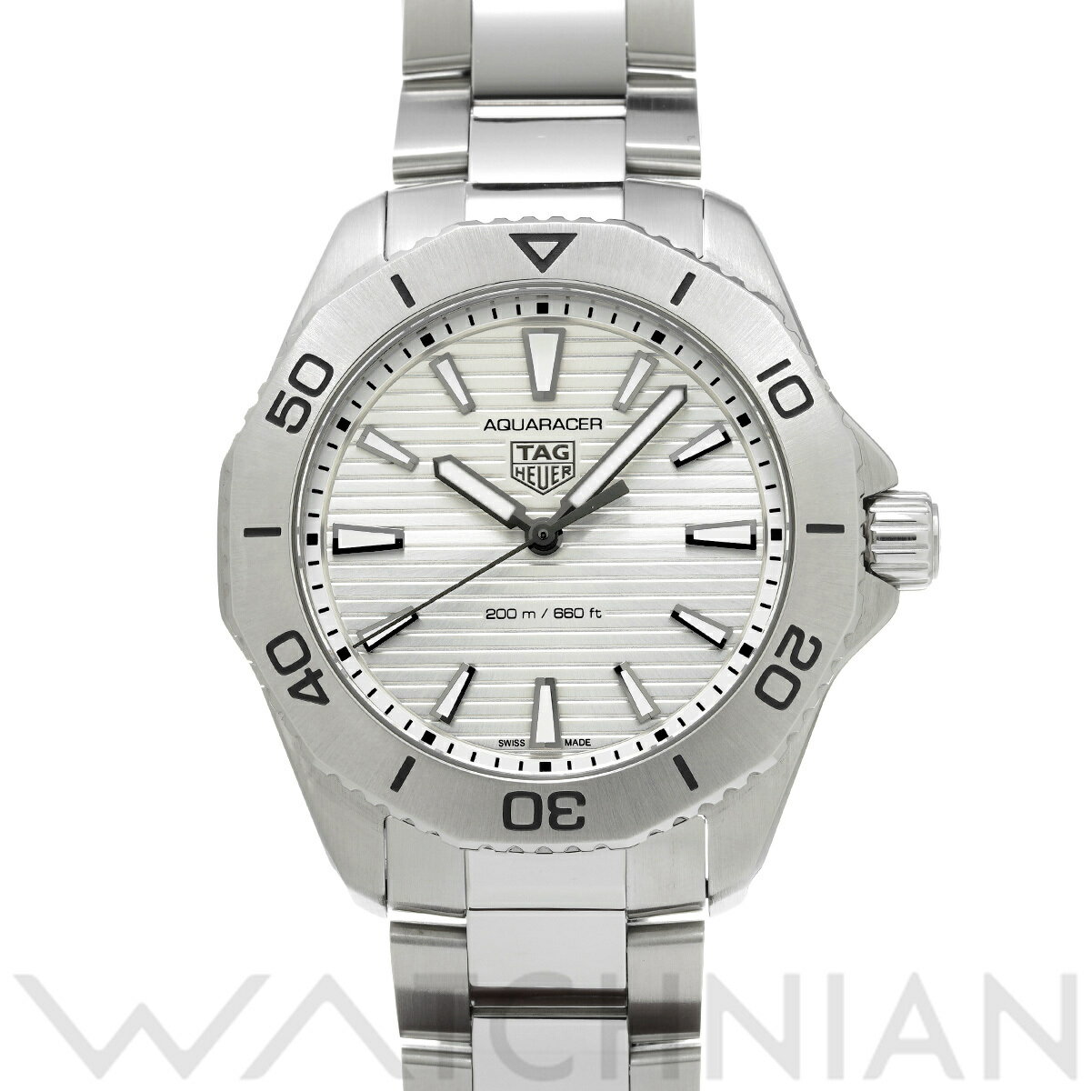 タグ ホイヤー TAG HEUER アクアレーサー プロフェッショナル 200 クォーツ WBP1111.BA0627 シルバー メンズ 腕時計 タグ ホイヤー 時計 高級腕時計 ブランド 【ローン48回払い無金利】【中古】