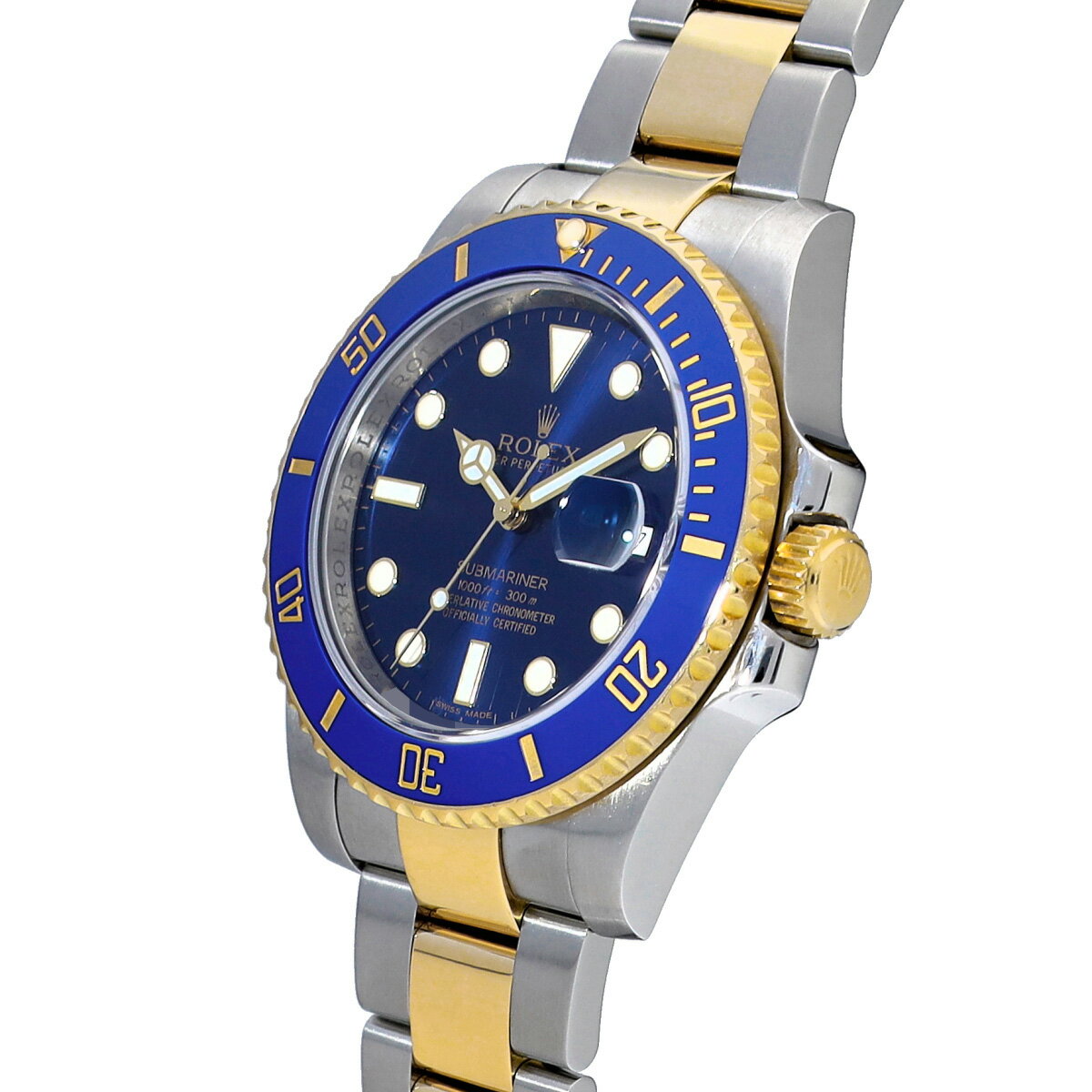 【〜11/27 最大3万円クーポン】ロレックス ROLEX サブマリーナ デイト 116613LB ランダムシリアル ブルー メンズ 腕時計 ロレックス 時計 高級腕時計 ブランド 【ローン48回払い無金利】【中古】