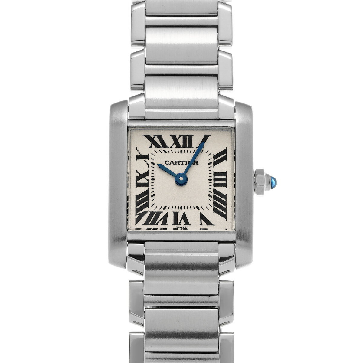 カルティエ CARTIER タンクフランセーズ SM　 W51008Q3 シルバー レディース 腕時 ...