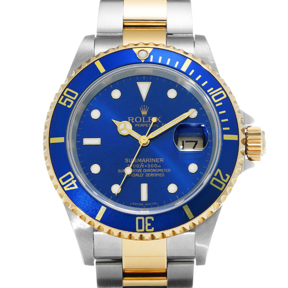 ロレックス ROLEX サブマリーナ デイト 16613 D番(2005年頃製造) ブルー メンズ 腕...