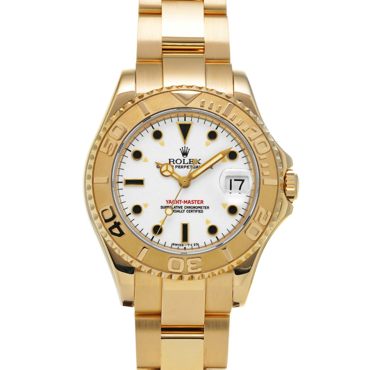 ロレックス ROLEX ヨットマスター 34 68628 T番(1997年頃製造) ホワイト ユニセックス 腕時計 ロレックス 時計 高級腕時計 ブランド 【ローン48回払い無金利】【中古】