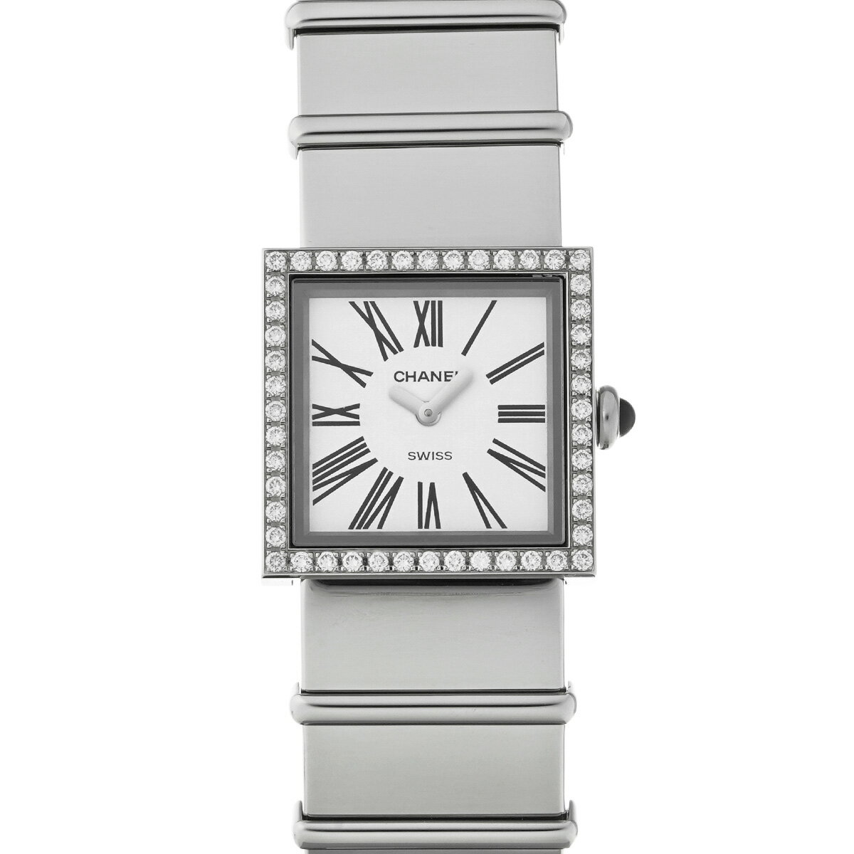 シャネル CHANEL マドモアゼル H0830 ホワイト レディース 腕時計 シャネル 時計 高級腕時計 ブランド 【ローン48回払い無金利】【中古】