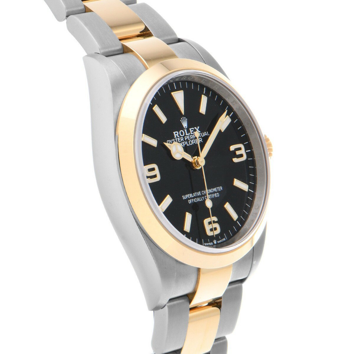 ロレックス ROLEX エクスプローラー 36 124273 ブラック メンズ 腕時計 ロレックス 時計 高級腕時計 ブランド 【ローン48回払い無金利】【中古】