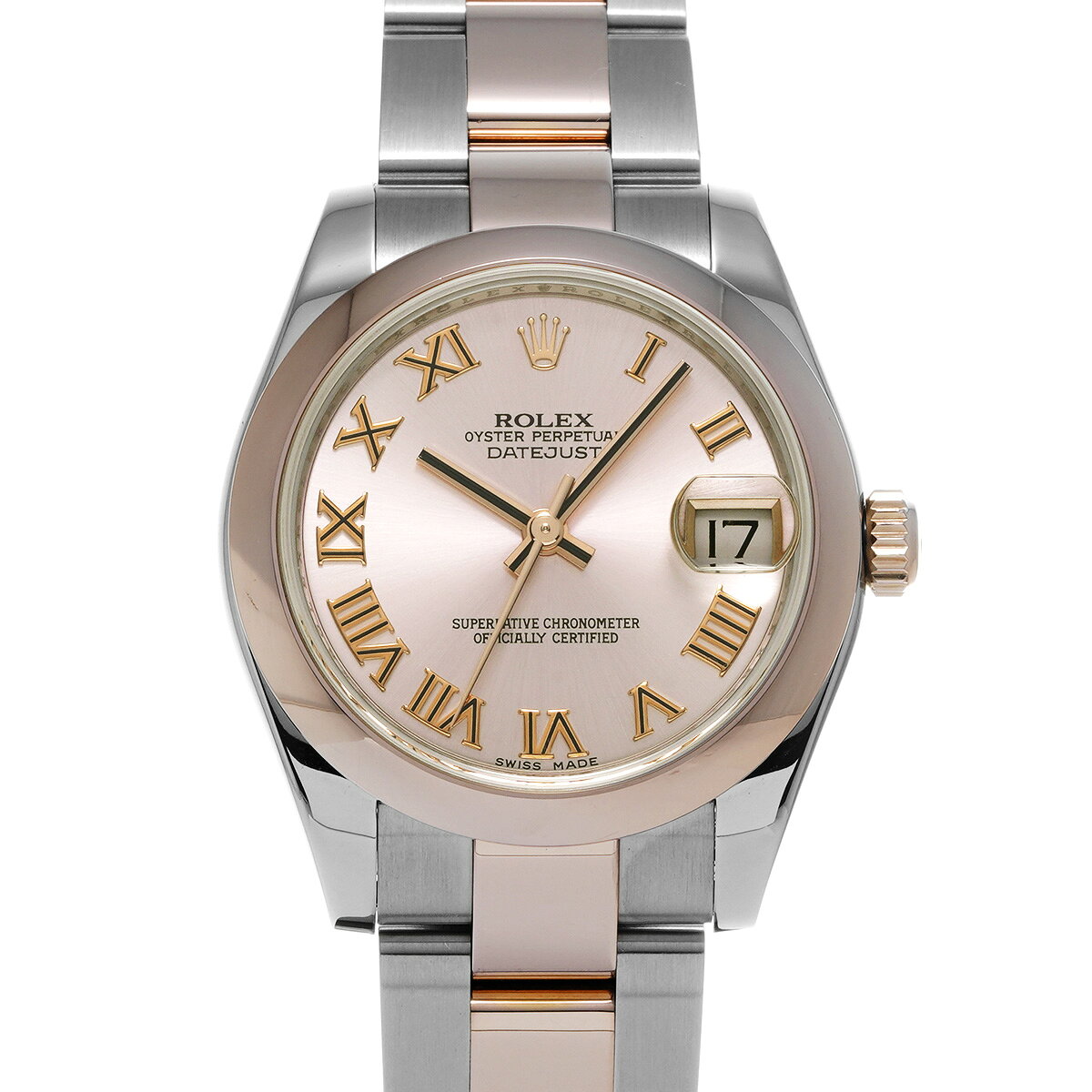 ロレックス ROLEX デイトジャスト 31 178241 ランダムシリアル ピンク ユニセックス 腕時計 ロレックス 時計 高級腕時計 ブランド 【ローン48回払い無金利】【中古】