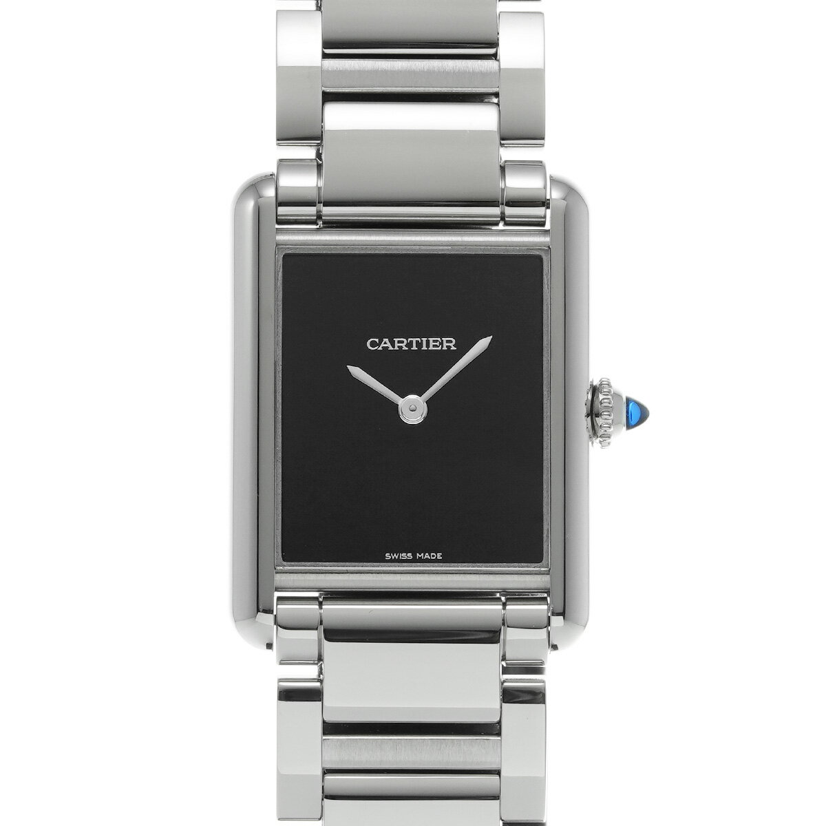 カルティエ CARTIER タンク マスト ドゥ カルティエ LM WSTA0072 ブラックラッカー メンズ 腕時計 カルティエ 時計 高級腕時計 ブランド 【ローン48回払い無金利】【中古】